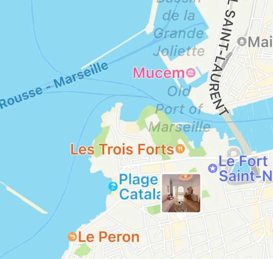 Appartement Refait A Neuf Entre Plage Et Vieux Port Marseilles 0*,  Frankrijk